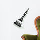 3D Wavy Keyboard Wall Decal