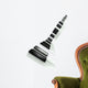 3D Wavy Keyboard Wall Decal