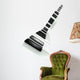 3D Wavy Keyboard Wall Decal
