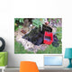 Cleaning Pond Wall Decal