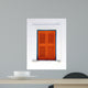 Orange Window Santorini Greece Wall Decal