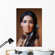 Portrait of American Indian Woman Wall Mural
