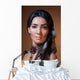 Portrait of American Indian Woman Wall Mural