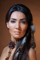 Portrait of American Indian Woman Wall Mural