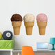ice cream flavors Wall Decal