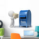 3D Small People Mailing Wall Decal
