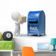 3D Small People Mailing Wall Decal