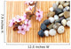 Zen Stones and Flower Wall Decal