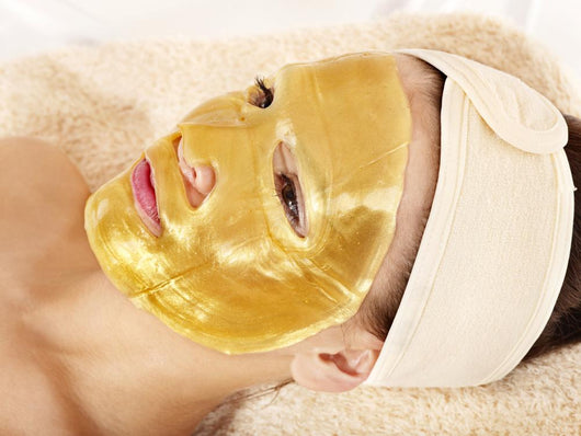Girl with Gold Facial