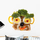 Smiling Food Face Wall Decal