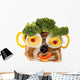 Smiling Food Face Wall Decal