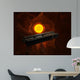 Cargo Ship Travel through Wall Mural