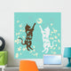 Playing Cats Wall Mural