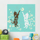 Playing Cats Wall Mural