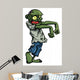 Cartoon zombie Wall Decal