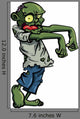 Cartoon zombie Wall Decal