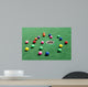 Scattered Golf Balls Wall Mural