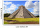 Chichen Itza Kukulcan Mayan Pyramid El Castillo Wall Mural