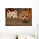 westie and cairn terriers Wall Mural
