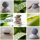 Zen Stones Collage Wall Mural
