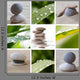 Zen Stones Collage Wall Mural