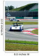 Racing Car at the Track Wall Mural