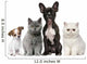 Group of Dogs and Cats Wall Decal
