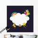 Starburst Rainbow Cloud Banner