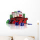 Casino Concept with cards, chips and dice Wall Decal