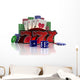 Casino Concept with cards, chips and dice Wall Decal