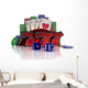 Casino Concept with cards, chips and dice Wall Decal