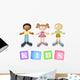 Children Wall Decal Sticker Set