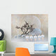 Still life with candles and twigs Wall Mural