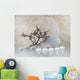 Still life with candles and twigs Wall Mural