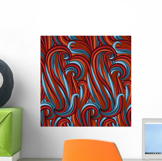 Seamless Abstract Pattern Wall Decal