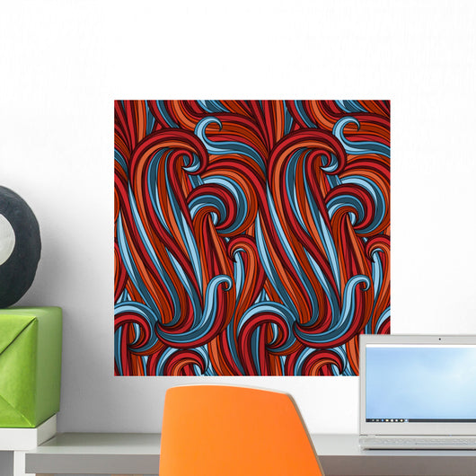 Seamless Abstract Pattern Wall Decal