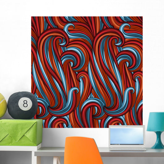 Seamless Abstract Pattern Wall Decal