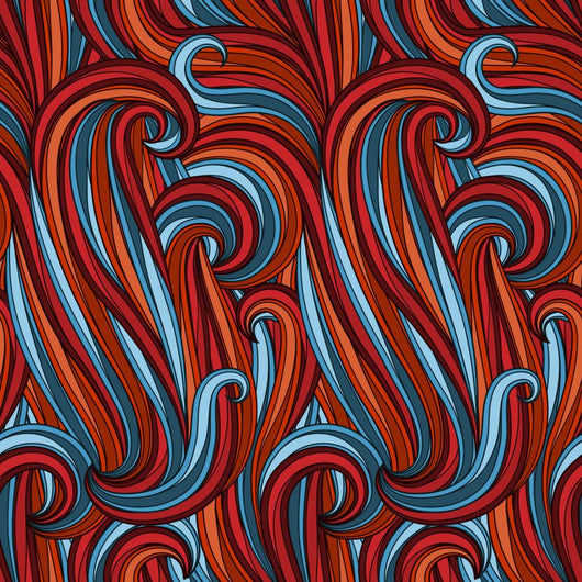 Seamless Abstract Pattern Wall Decal