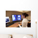 Radiology Technician Looking Mammography