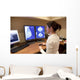 Radiology Technician Looking Mammography