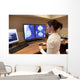 Radiology Technician Looking Mammography