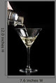 Pouring Martini Cocktail