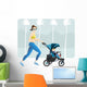 Young Mother Jogging with