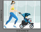 Young Mother Jogging with