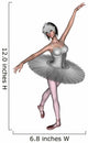 Swan Lake - Princess Odette Wall Decal