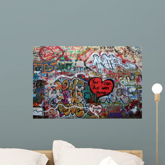 John Lennon Wall in Prague Wall Mural