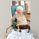 Senior Woman Celebrating Chair