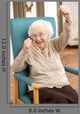Senior Woman Celebrating Chair