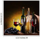 Still Life With Wine Bottles Wall Mural