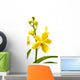 yellow orchid Wall Decal